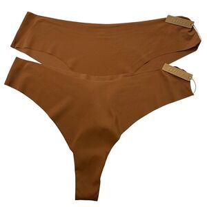 SKIMS Naked Hipster + Thong Carmel 4X